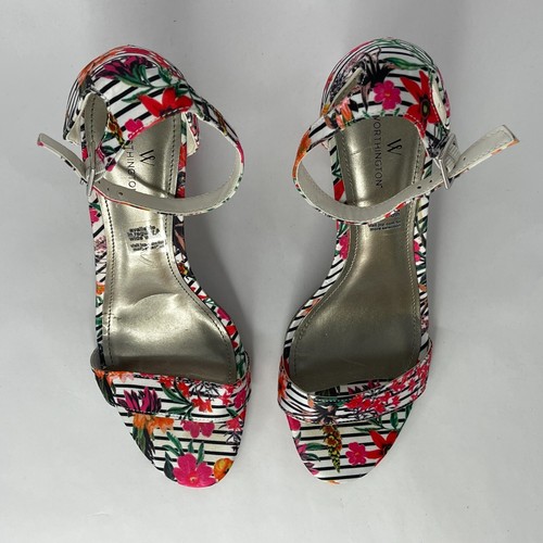 EGO Women’s Floral High Heels - Size 9M - Picture 4 of 8