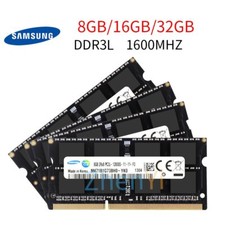Samsung 32GB 16GB 8GB PC3L-12800S 2Rx8 DDR3L 1600MHz 1.35V SODIMM Laptop Memory