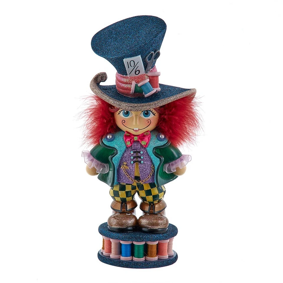 Kurt Adler Hollywood Nutcracker: Alice in Wonderland, Mad Hatter, HA0761 - Image 2 of 4