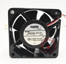 1 PCS  NMB Fan  06025SA-24T-ET DC24V 0.24A 6025  6cm  3 wire Cooling fan