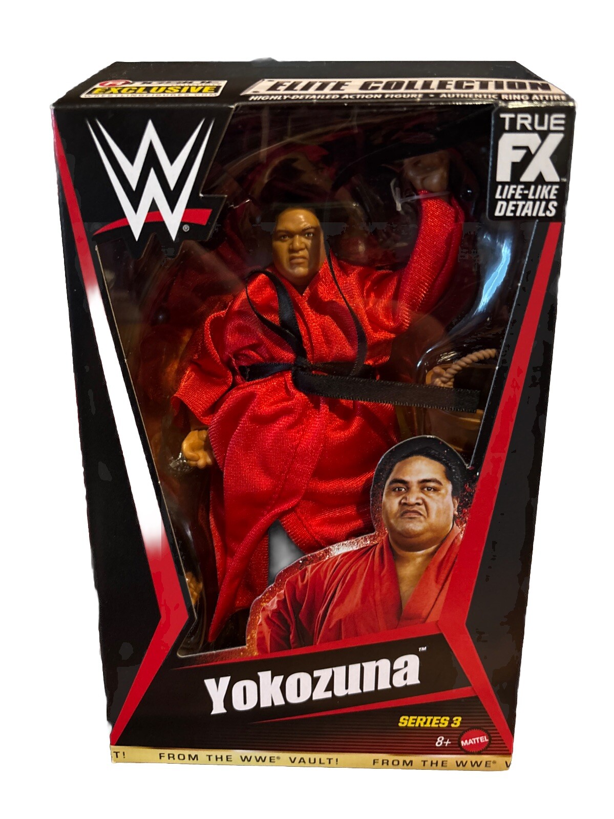 WWE Wrestling Elite Collection Series 3 Yokozuna Action Figure [Black Tights]