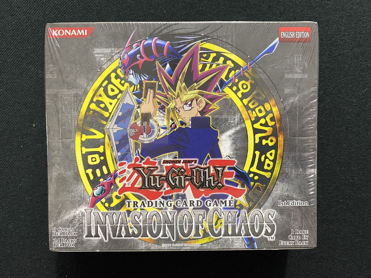 Yugioh Invasion of Chaos 1st Edition Booster Box Factory Yugioh Invasion of Chaos 1st Edition Booster Box Factory