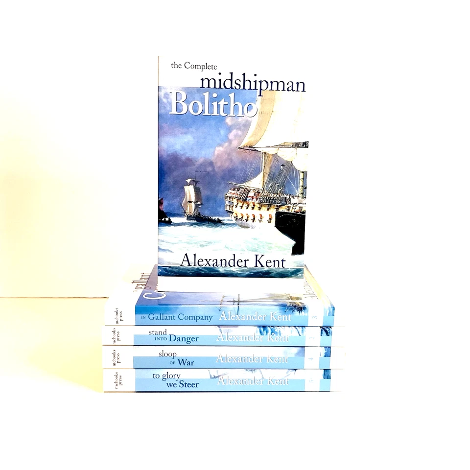 The Complete Midshipman Bolitho Lot of 5 Books Softcover by Alexander Kent Foto 2 de 4