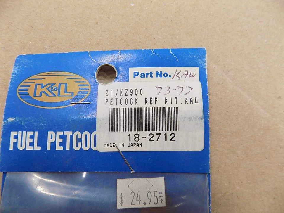 KIT RECONSTRUCCIÓN K&L FUEL PETCOCK NUEVO / 18-2712 / KZ900 Foto 2 de 2