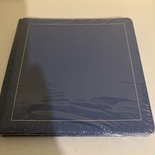 Creative Memories 12x12 Blue Scrapbook Album Old Style Scroll - New and Sealed