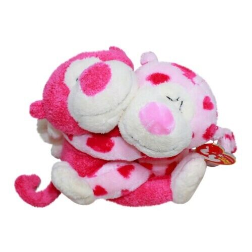 Very Rare Ty Romeo & Juliette cuddling bear set so adorable retired. New