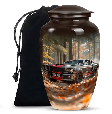 Car Burial Urn Ashes Human Touch Crafted Love Heartfelt Memorial Container 10 In