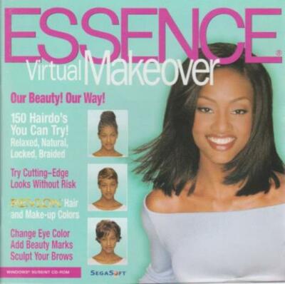 Essence Virtual Makeover PC CD African American beauty style simulation game!