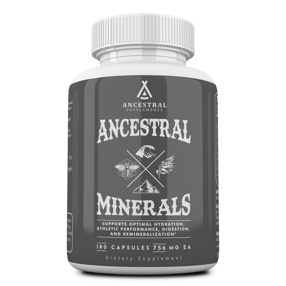 Ancestral Supplements Minerals Функция нервной системы и здоровье мозга 756 мг 180 капсул