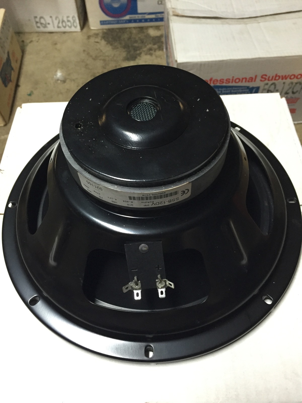 old school earthquake subwoofer