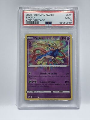 Zacian 082/185 Swsh04: Vivid Voltage Holo for sale online | eBay