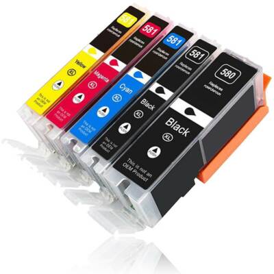 5 Druckerpatronen für CANON TS6100 TS6150 TS6151 TS6240 TS6241 TS6250 TS6251