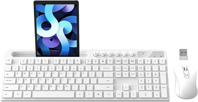 Wireless Keyboard and Mouse Combo,  2.4G Ergonomic Wireless Computer Keyboard wi
