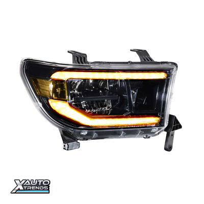 Morimoto XB LED Headlights Fits Toyota Tundra 07-13 Pair Amber DRL