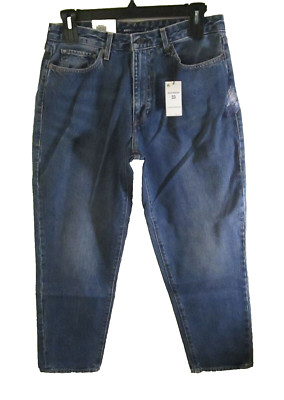 NWT Levis Made & Crafted Mens Draft Taper Jeans 33 Geo Medium Wash MSRP$168