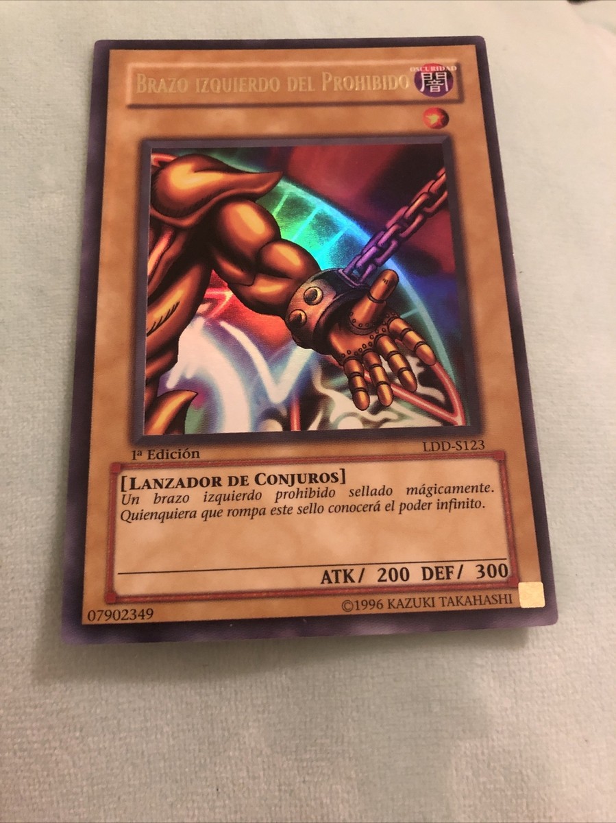 Exodia Left Arm Forbidden One LDD-S123 Ultra Rare 1st Ed Spanish