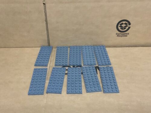 LEGO Parts - Dark Bluish Gray Plate 4x10 - No 3030 - QTY 10 - 第 1/2 張圖片