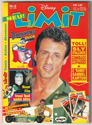   LIMIT #6/1993 ohne Sammelkarten, Ehapa/Walt Disney COMIC-TASCHENBUCH TOP Z1
