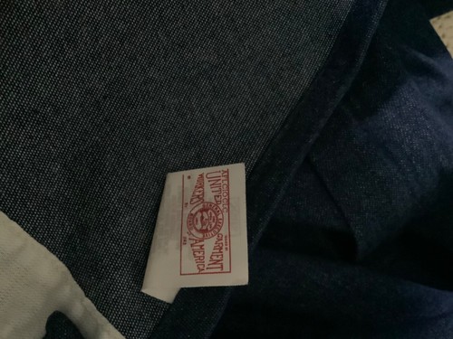 Vintage Sears Roebucks Union USA Made Denim Overalls Jeans Mens Measure 40×30 - Picture 5 of 12