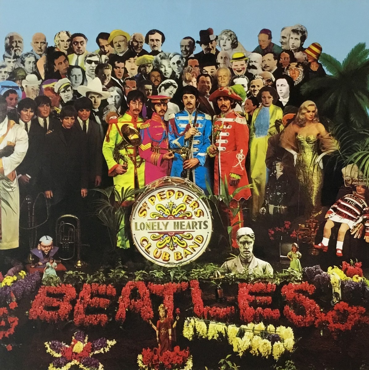 The Beatles Sgt Pepper Facsimile Signed L/ED Litho Record Album
