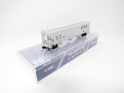 Trainworx N 2442405 CSX CSXT PS2 Covered Hopper Freight Car Pullman Standard