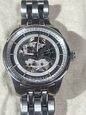 Exc+5 HAMILTON Jazzmaster Viewmatic H425550 Men's Automatic Watch Skeleton 40mm