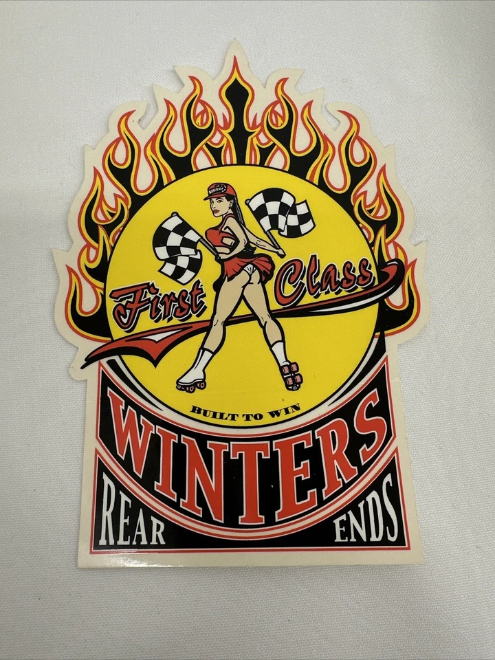 Pegatina Winters Primera Clase Extremos Traseros Construidos para Ganar Foto 2 de 4