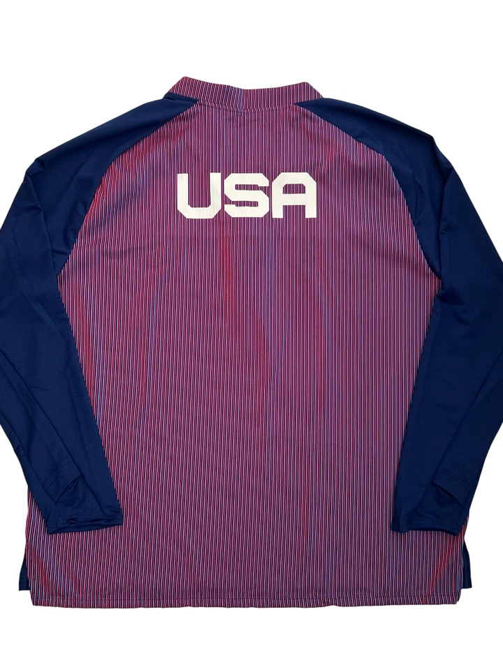 Nike Sz 3XL - 4XL Team USA Team Pro Elite 1/2 Zip Sweatshirt Made In USA New - Image 2 of 4