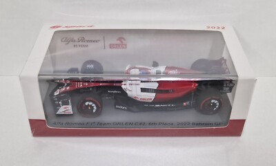 Bburago 1:43 Valtteri Bottas Alfa Romeo C42 #77 6ème Bahreïn GP formule 1 2022 18-38067 #77