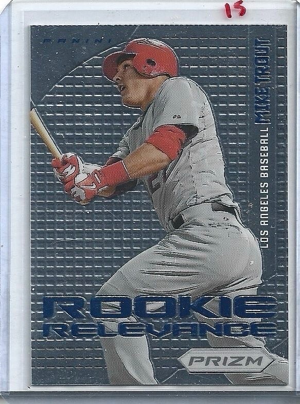 2012 PRIZM ROOKIE RELEVANCE MIKE TROUT #RR-1