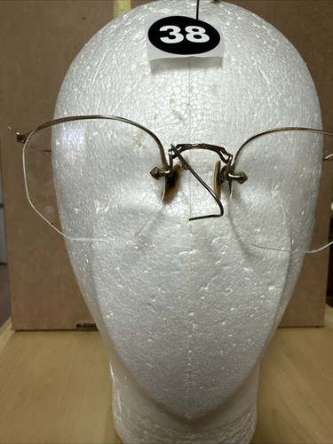 Antique wire rim glasses
