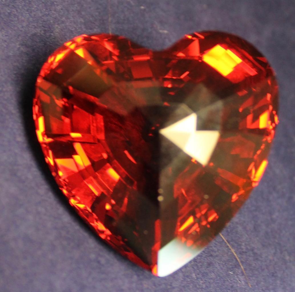 Swarovski SCS Renewal Hearts 1996 Clear, 1997 Blue 1998 Red | eBay