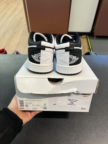 Size 5M/6.5W - Jordan 1 Low SE Homage Split White Black (Women's) Sz 6.5W DR0502 - Picture 7 of 7