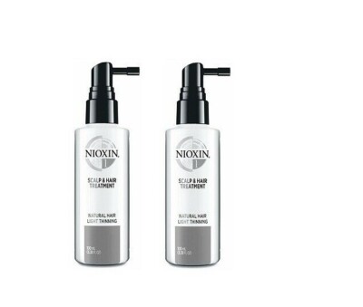 Nioxin Sys1 Scalp & Hair Treatment, Natural Hair Light Thinning, 3.38oz (2 pack)