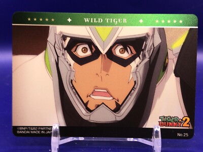 Kotetsu T. Kaburagi Tiger and Bunny 2 25 Card Bandai 2011 Japanese