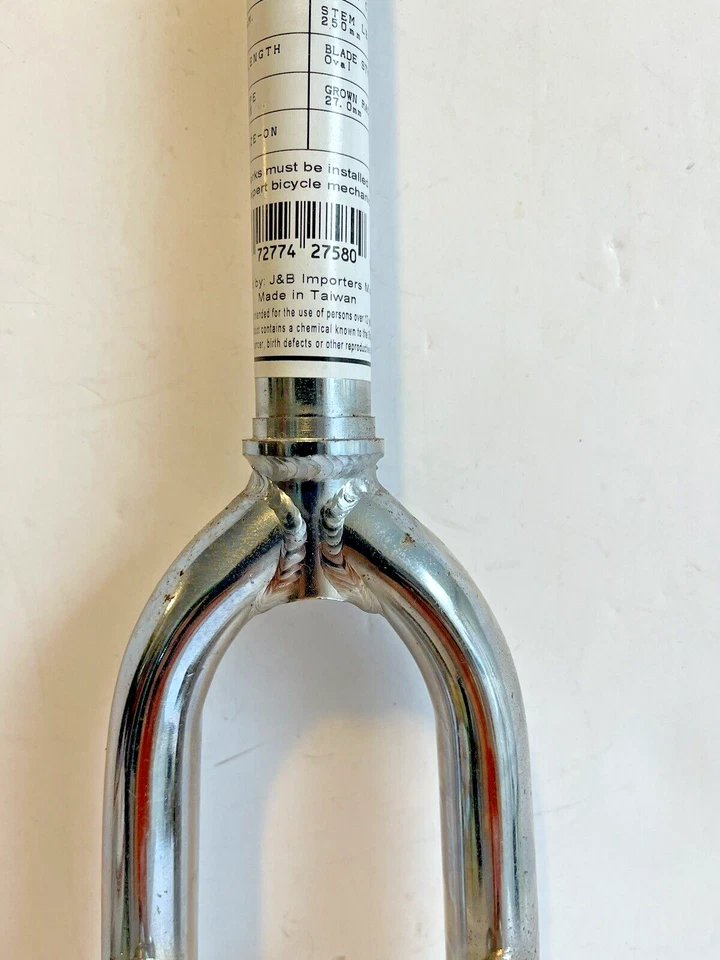 Fork 700c Hybrid Sunlite JBI 27580 chrome cr-mo 22.2mm threaded 27.0 race dia - Image 3 of 4