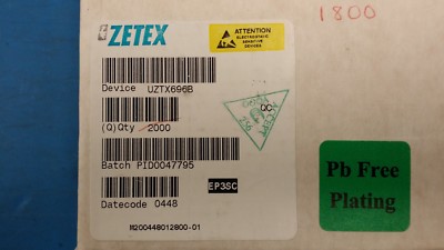 ZTX600 ZETEX - 10 Transistor Darlington NPN 140V 1A - TO-92-3 E-Line