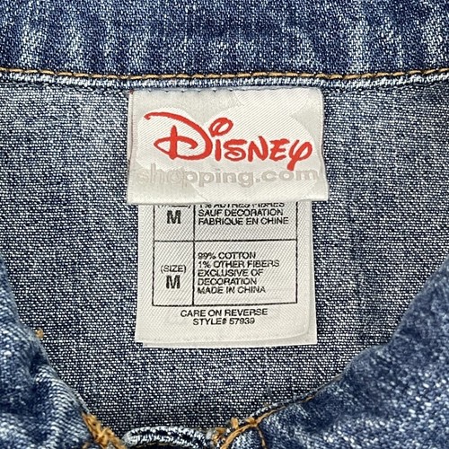 RARE Vintage Disney Tinker Bell Denim Jean Jacket - Youth Medium/Women’s Small - Picture 12 of 13