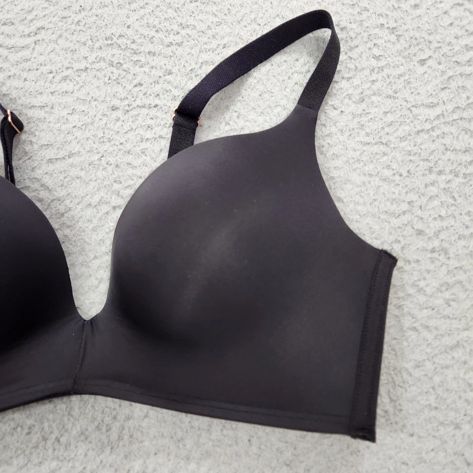 Sujetador Maidenform Mujer 36C Negro Ajustable Acolchado Moderno Todos los Días DM1192 Foto 3 de 4