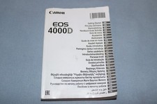 Canon EOS 4000D 'Getting Started' Multi-Language Guide Book - Good Condition