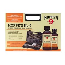 Hoppe's 62108 Deluxe Gun Cleaning Kit 62-Piece Universal Firearm Hard Case Kit