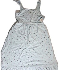 Cat  Jack Light Blue Floral Dress Sundress Sz XL NWT 12A35