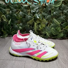 Adidas White Pink Predator League TF Men 6.5 / W 7.5-8 Soccer Shoes ID3767