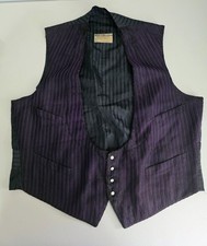 Antique Victorian/Edwardian Men's Waistcoat Vest San Francisco 1913 Gothic