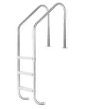 VEVOR Swimming Pool Ladder, 3-Step Double Handrails Stairs with Non-slip Heavy D