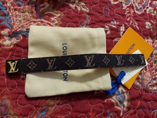 Louis Vuitton Bracelet Gold Brown with Box #5 - Picture 4 of 5