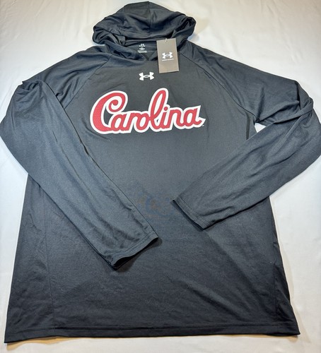#1944 NWT Under Armour South Carolina Gamecocks Hoodie Shirt Mens L Black Looks