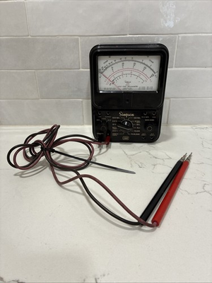 #ad #ad Vintage Simpson 260 Analog Multimeter Handheld AC DC Voltage Resistance $60.00
