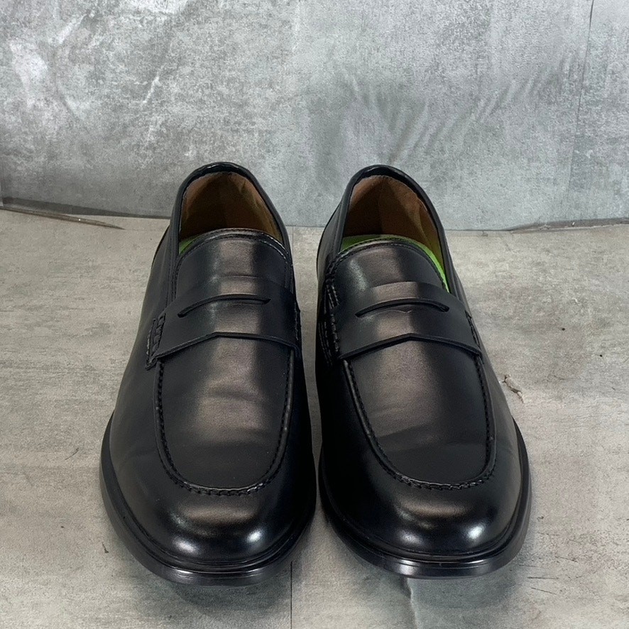 VANCE CO. Men\'s Wide Width Black Faux Leather Keith Slip-On Penny Loafers SZ 12W VANCE CO. Men main image 4
