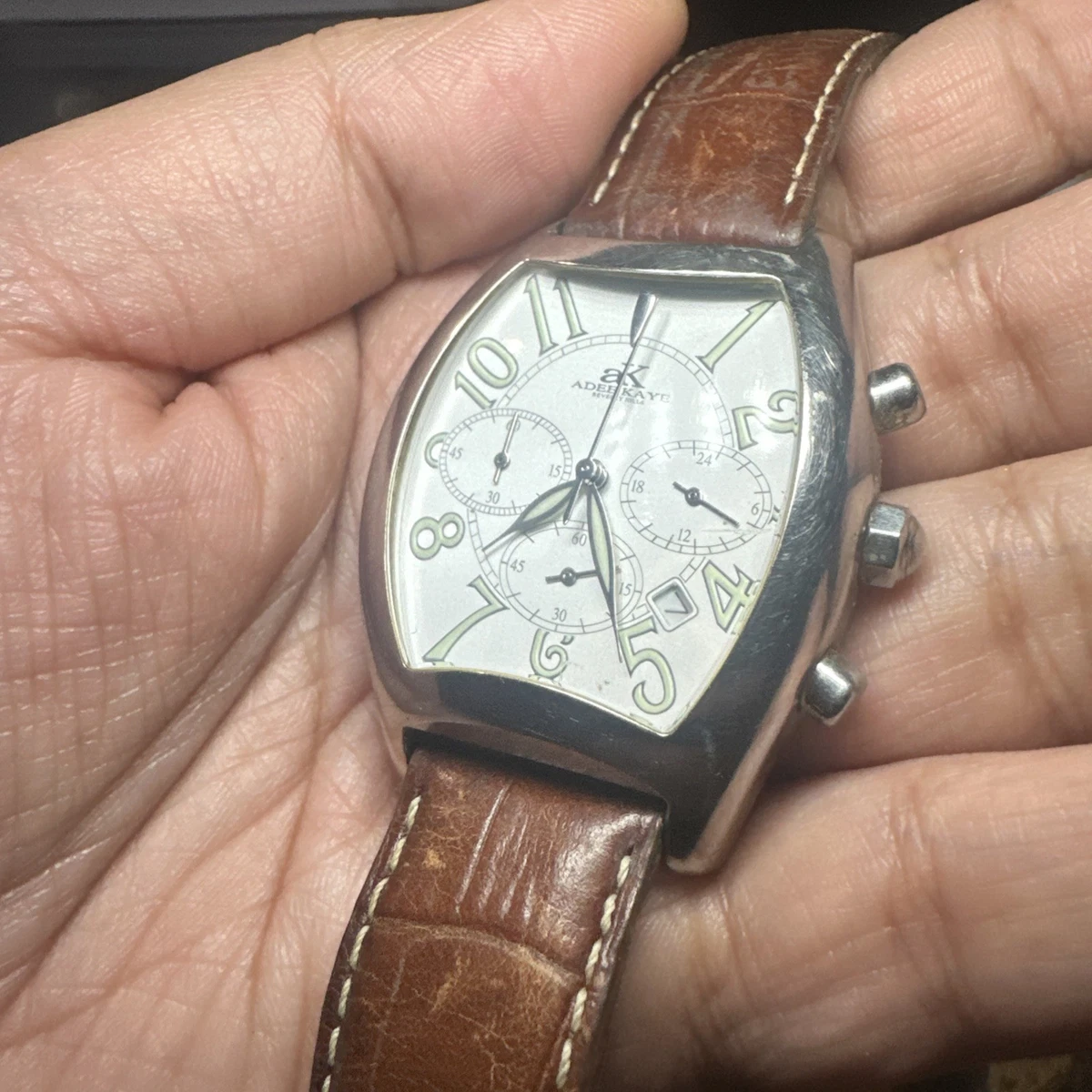 Adee Kaye Leather Band Wristwatches for Men for sale | eBay